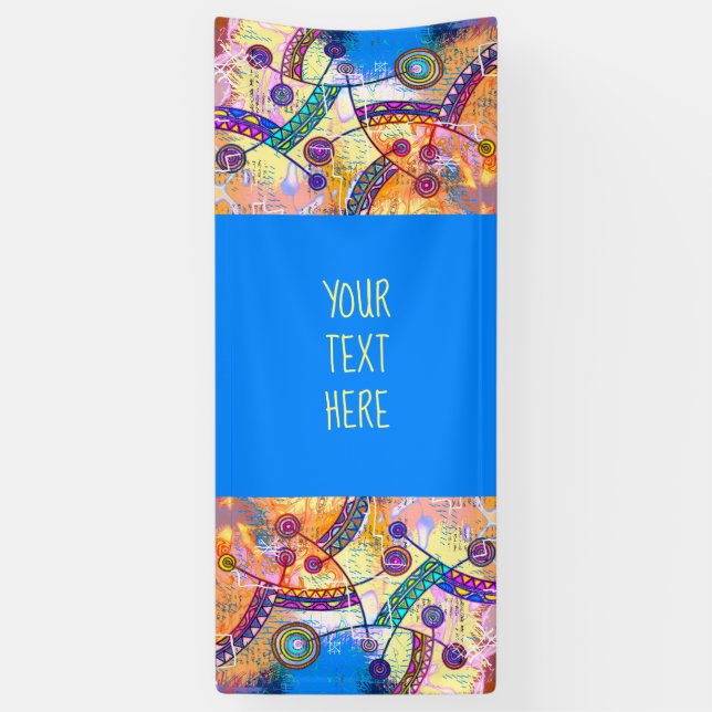 Banderoles Main tirée par EDDArt - Échelle de rêve 1 (Vertical)