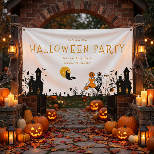 Banderoles Maison Hantée Effrayante Trunk or Treat Halloween