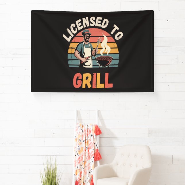 Banderoles Maître du Grill Papa (Insitu)