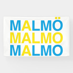 Banderoles MALMO Swedish Flag