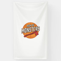 Maman de monstres Conception de maman de basket-ba