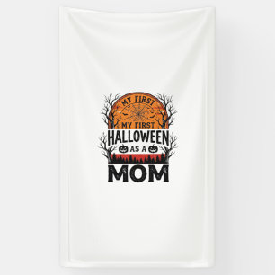 Banderoles Maman Halloween Ma Première Vintage Fantomatique_1