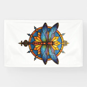 Banderoles Mandala Dragonfly Lumineux Géométrie Sacrée Spirit