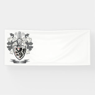 Banderoles Manteau de crête de famille d'Edwards des bras