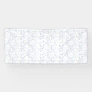 Banderoles Marbre Blanc Moderne