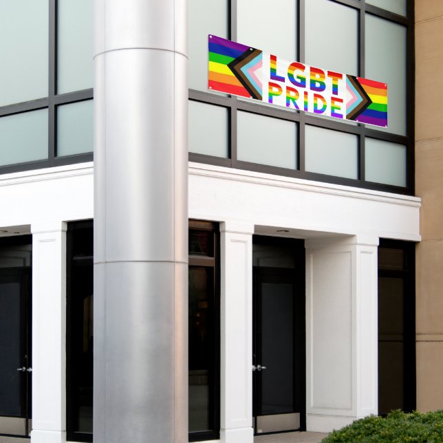 Banderoles MARCHE DE LA Fierté LGBT (Bâtiment extérieur)