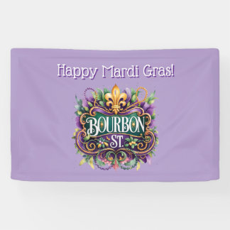 Banderoles Mardi Gras Banner
