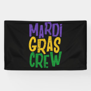 Banderoles Mardi Gras Masquerade Retro Parade des perles d'é