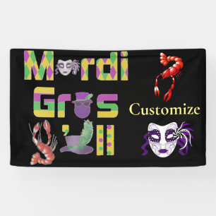 Banderoles Mardi Gras Y'all Thunder_Cove