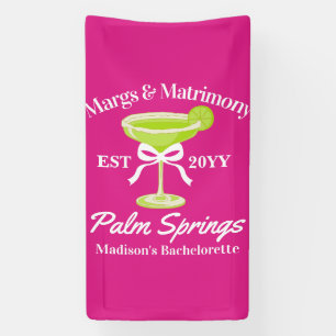 Banderoles Marges et Mariage Margaritas Bachelorette Party