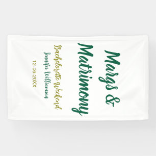 Banderoles Margs et matrimone ajoutez nom date enterrement de
