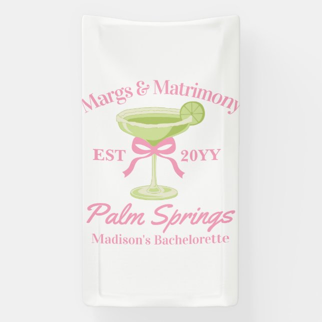 Banderoles Margs et Matrimoni Margs Bachelorette Party (Verticale)