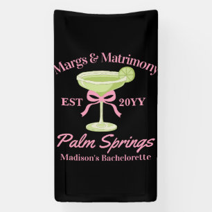 Banderoles Margs et Matrimony Margaritas Enterrement de Vie d