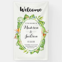 Mariage de couronnes de palme tropicale Island Lea