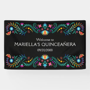 Banderoles Mariage de douche Fiesta Floral