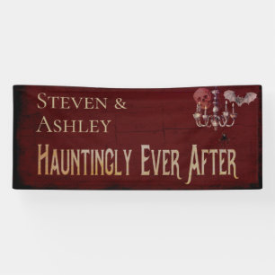 Banderoles Mariage d'Halloween