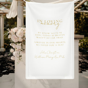 Banderoles Mariage, Mémorial, Blanc,