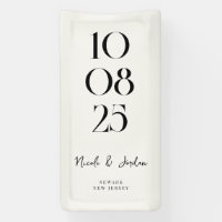 Mariage moderne simple et chic