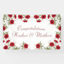 Mariage Romantique Rose Rouge