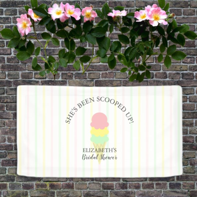 Banderoles Mariage sous la glace à la cuillère (Créateur téléchargé)