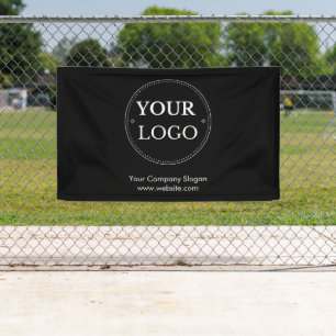 Banderoles Marine Blue Business Corporate Logo Professionnel