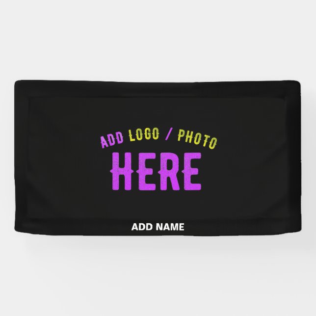 BANDEROLES MARQUE VERIFIEE NOIRE PERSONNALISABLE MODERNE ET C (Horizontal)