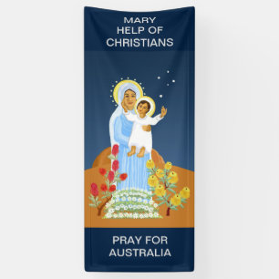 Banderoles Mary Help de Christians Banner