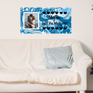 Banderoles Me marierez-vous une proposition de nom personnali