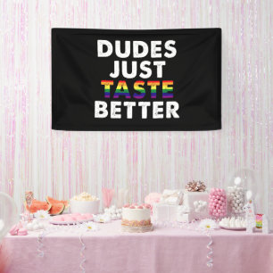 Banderoles Mecs Ont Juste Meilleur Goût Idée Cadeau Fierté Ga