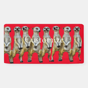 Banderoles Meerkats debout Thunder_Cove