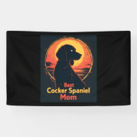 Meilleur Chien Mère Maman - Vintage Cocker Spaniel