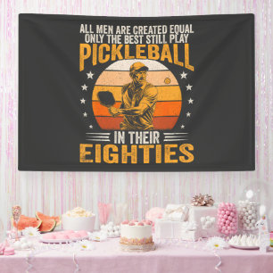 Banderoles Meilleur jeu de pickleball dans leur quatre-vingts