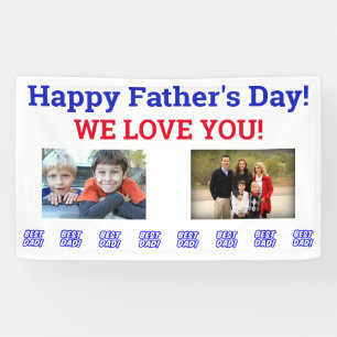 Banderoles Meilleure photo de papa de Fête des pères