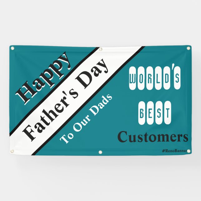 Banderoles Meilleurs clients mondiaux (Horizontal)