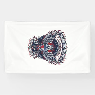 Banderoles Metal Ailes Patriotiques Musique Patriotique Rock 