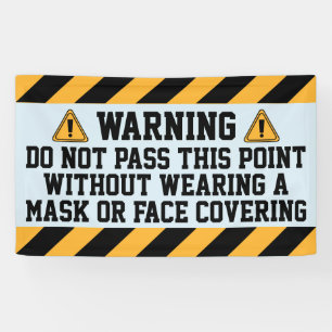 Banderoles Mettre des masques au passé