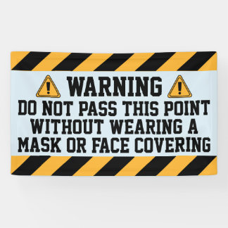 Banderoles Mettre des masques au passé