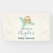 Mignal Genre Neutre Jaune Baby Baby shower Sloth