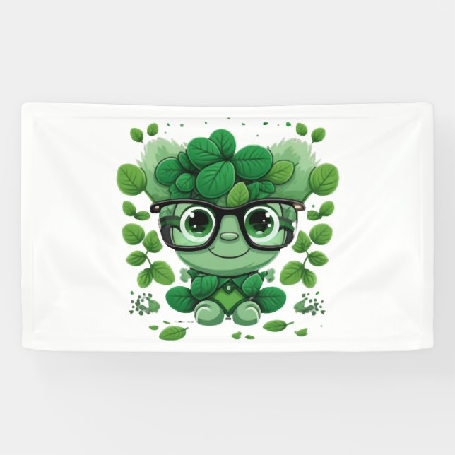 Banderoles mignon Jour de la Saint Patrick mignon shamrock da (Horizontal)