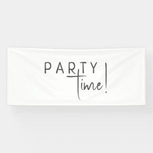 Banderoles Mini-genre Neutre Anniversaire Fête Heure