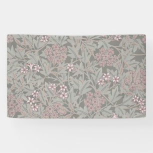 Banderoles Modèle de fleur de jasmin de William Morris
