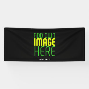 BANDEROLES MODELE DE TEXTE D'IMAGE NOIRE SIMPLE ET MODIFIABLE