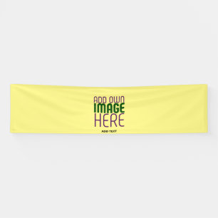 BANDEROLES MODÈLE TEXTE MODERNE PASTEL JAUNE D'IMAGE