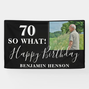 Banderoles Modern Funny 70 Alors Quel 70e anniversaire de la