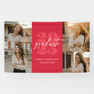 Banderoles Moderne minimaliste de la montée en flèche Rouge