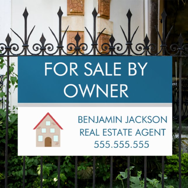 Banderoles Moderne Simple Immobilier Realer Marketing (FOR SALE BANNER REAL ESTATE MARKETING)