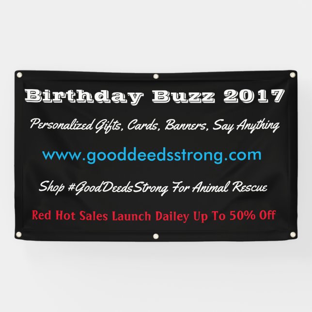 Banderoles Modifier pour convenir à l'entreprise (Horizontal)