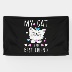 Banderoles Mon Chat Est Mes Meilleurs Amis