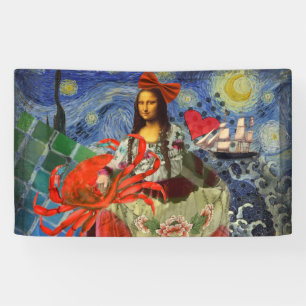 Banderoles Mona Lisa Fun Zodiac Whimsical
