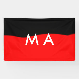 Banderoles Monogramme simple ajoutez votre lettre de nom homm